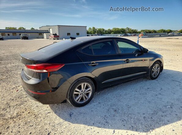 KMHD84LFXHU061101 2017 HYUNDAI ELANTRA Black Задня права чверть