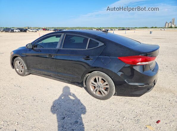 KMHD84LFXHU061101 2017 HYUNDAI ELANTRA Black Задня ліва чверть