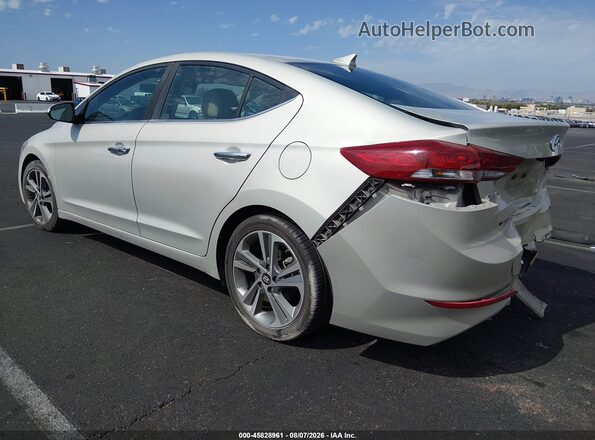 KMHD84LFXHU063270 2017 HYUNDAI ELANTRA Tan Հետևի ձախ