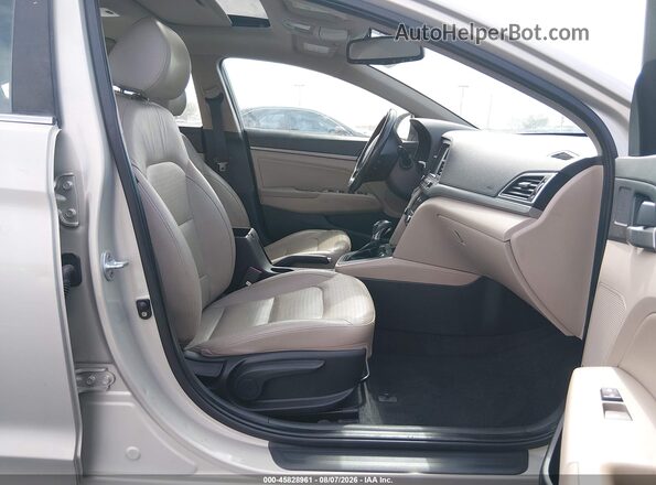 KMHD84LFXHU063270 2017 HYUNDAI ELANTRA Tan Սալոնի դիմացի տեսք