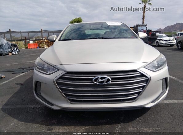 KMHD84LFXHU063270 2017 HYUNDAI ELANTRA Tan Առջևի վահանակի տեսք