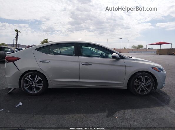 KMHD84LFXHU063270 2017 HYUNDAI ELANTRA Tan Սարքավորումների վահանակի տեսք