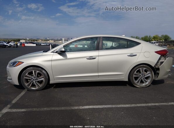 KMHD84LFXHU063270 2017 HYUNDAI ELANTRA Tan Սալոնի հետևի տեսք