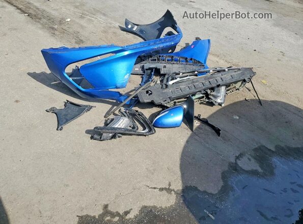 KMHD84LFXHU063544 2017 HYUNDAI ELANTRA Blue Widok komory silnika