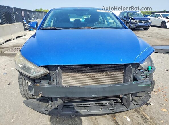 KMHD84LFXHU063544 2017 HYUNDAI ELANTRA Blue Widok z przodu