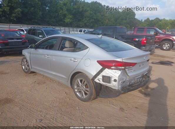 KMHD84LFXHU064368 2017 HYUNDAI ELANTRA Silver Tył lewy