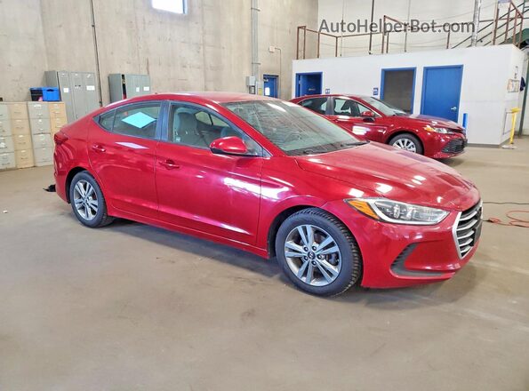 KMHD84LFXHU142566 2017 HYUNDAI ELANTRA Red Առջևի աջ