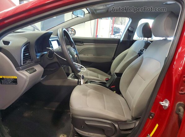 KMHD84LFXHU142566 2017 HYUNDAI ELANTRA Red Սալոնի դիմացի տեսք