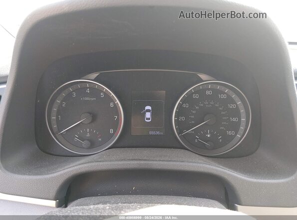 KMHD84LFXHU170108 2017 HYUNDAI ELANTRA Gray უკანა სავარძლების ხედი