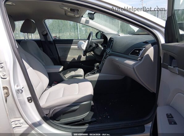 KMHD84LFXHU170108 2017 HYUNDAI ELANTRA Gray წინა სალონის ხედი