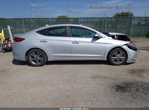 KMHD84LFXHU170108 2017 HYUNDAI ELANTRA Gray ხელსაწყოთა პანელის ხედი