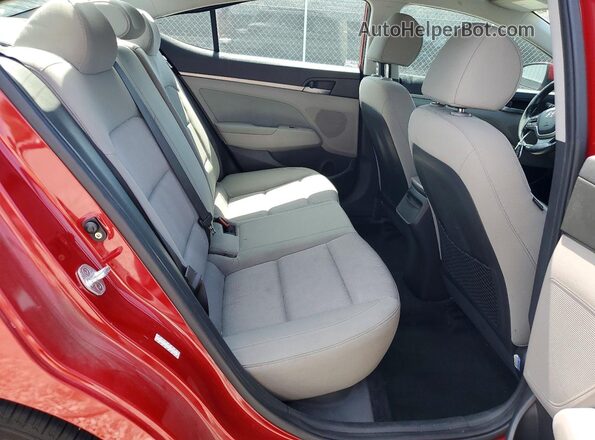 KMHD84LFXHU178323 2017 HYUNDAI ELANTRA Red Вид задніх сидінь