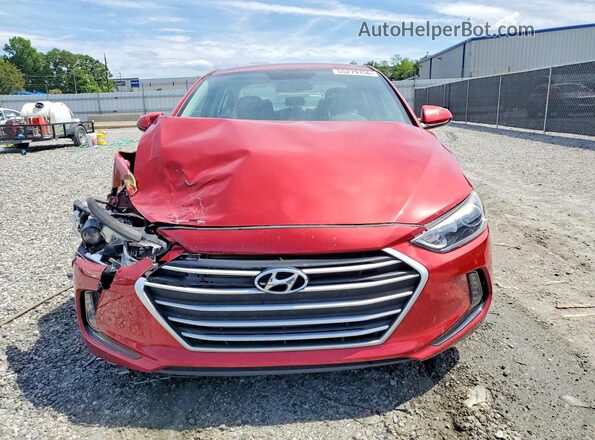 KMHD84LFXHU178323 2017 HYUNDAI ELANTRA Red Вид спереду