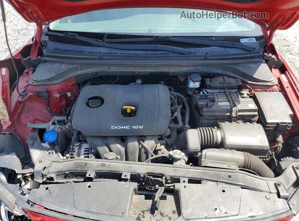 KMHD84LFXHU178323 2017 HYUNDAI ELANTRA Red Вид задньої частини салону