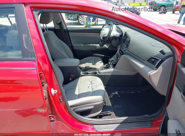 KMHD84LFXHU208369 2017 HYUNDAI ELANTRA Red Սալոնի դիմացի տեսք