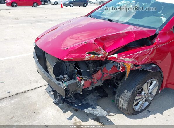 KMHD84LFXHU208369 2017 HYUNDAI ELANTRA Red Դիմացի տեսք