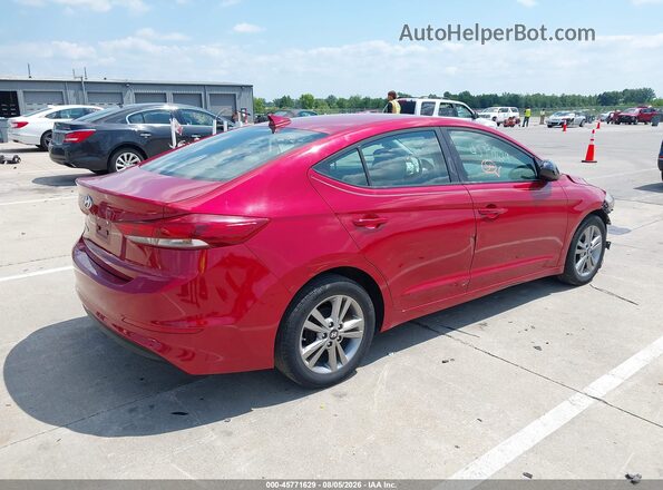 KMHD84LFXHU208369 2017 HYUNDAI ELANTRA Red Հետևի աջ