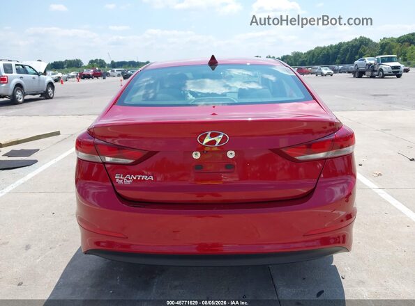 KMHD84LFXHU208369 2017 HYUNDAI ELANTRA Red 