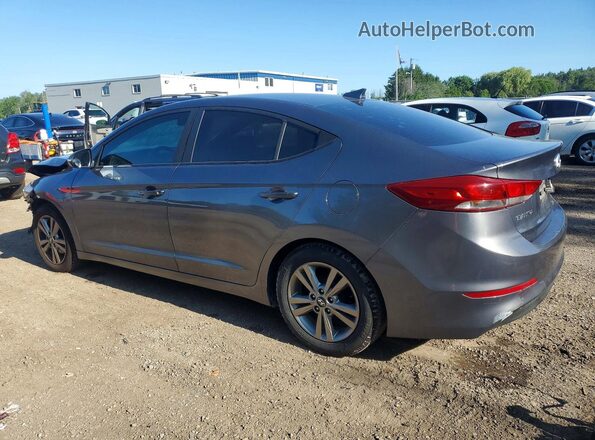 KMHD84LFXHU221249 2017 HYUNDAI ELANTRA Серый Задняя левая четверть