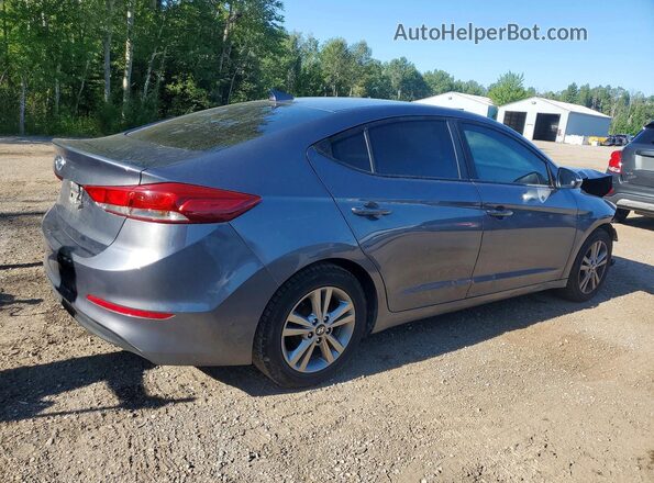 KMHD84LFXHU221249 2017 HYUNDAI ELANTRA Серый Задняя правая четверть