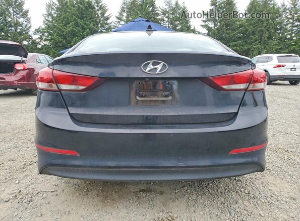 KMHD84LFXHU238777 2017 HYUNDAI ELANTRA Black Вид ззаду