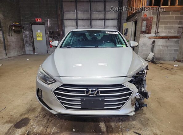 KMHD84LFXHU249987 2017 HYUNDAI ELANTRA Silver Դիմացի տեսք