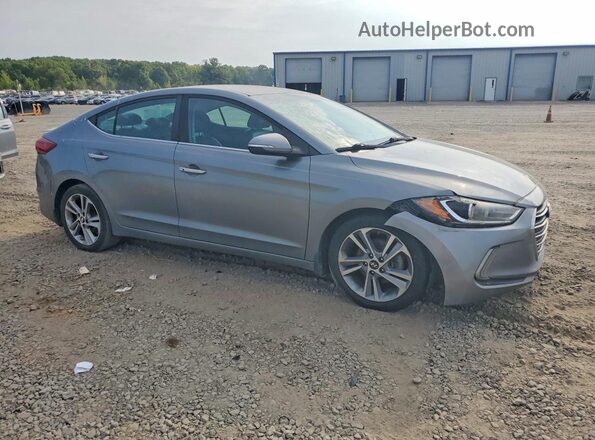 KMHD84LFXHU263792 2017 HYUNDAI ELANTRA Silver Delantero derecho