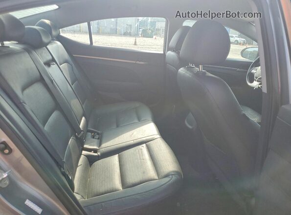 KMHD84LFXHU263792 2017 HYUNDAI ELANTRA Silver Vista de los asientos traseros
