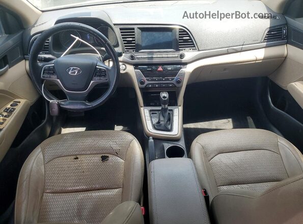 KMHD84LFXHU365271 2017 HYUNDAI ELANTRA Gold წინა პანელის ხედი