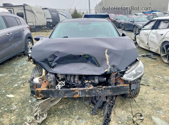KMHD84LFXHU401475 2017 HYUNDAI ELANTRA Black წინა ხედი