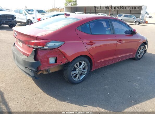 KMHD84LFXHU426036 2017 HYUNDAI ELANTRA Burgundy Trasero derecho
