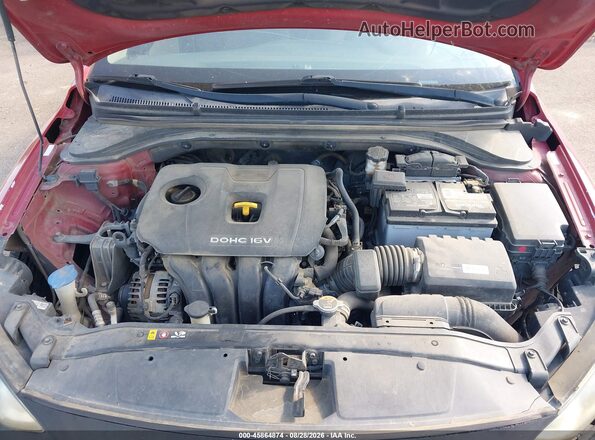 KMHD84LFXHU426036 2017 HYUNDAI ELANTRA Burgundy Vista trasera