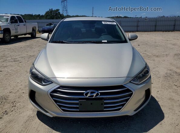 KMHD84LFXJU474576 2018 HYUNDAI ELANTRA Silver Vista frontal