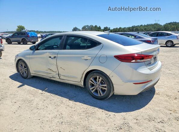 KMHD84LFXJU474576 2018 HYUNDAI ELANTRA Silver Trasero izquierdo