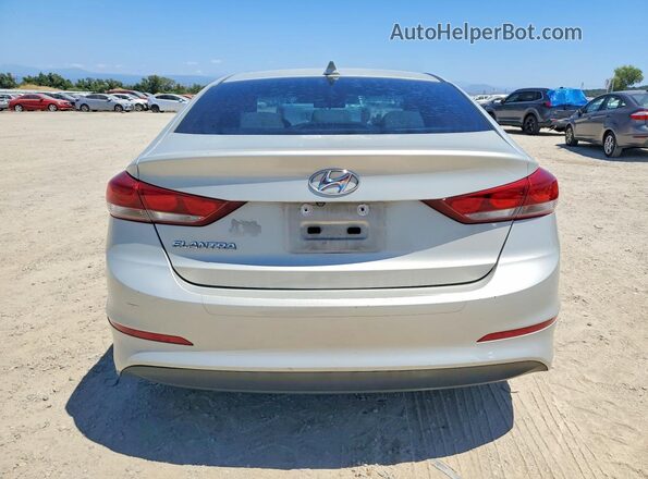 KMHD84LFXJU474576 2018 HYUNDAI ELANTRA Silver Vista trasera