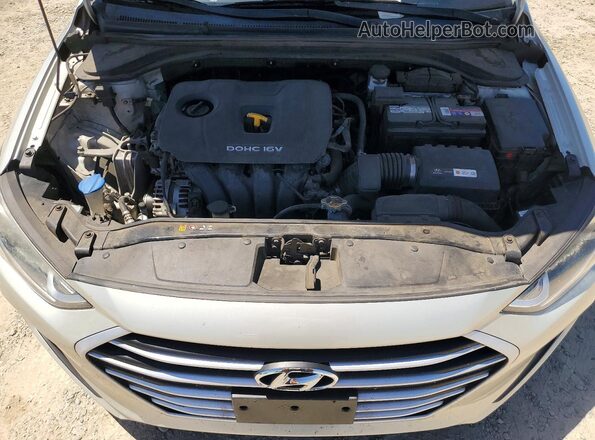 KMHD84LFXJU474576 2018 HYUNDAI ELANTRA Silver Vista interior trasera