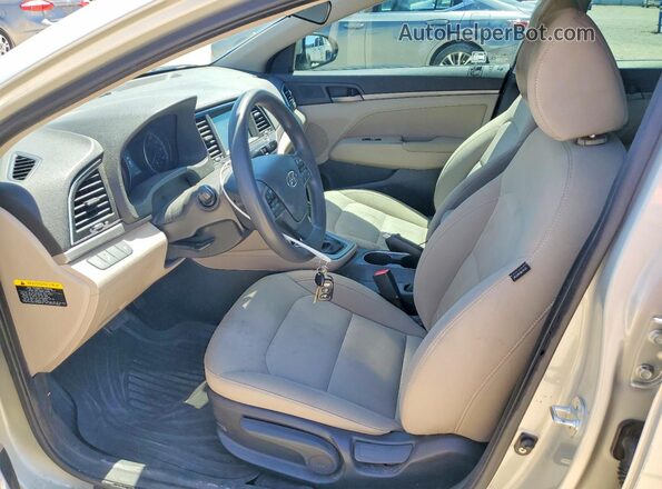KMHD84LFXJU474576 2018 HYUNDAI ELANTRA Silver Vista interior delantera