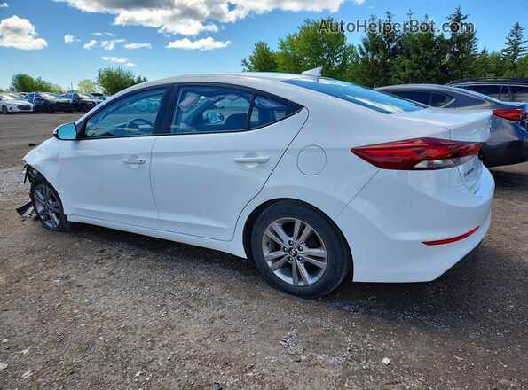 KMHD84LFXJU495525 2018 HYUNDAI ELANTRA Белый Задняя левая четверть