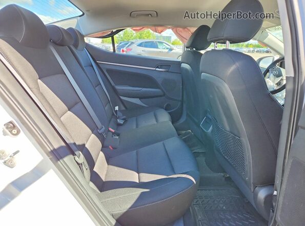KMHD84LFXJU495525 2018 HYUNDAI ELANTRA Белый Вид задних сидений