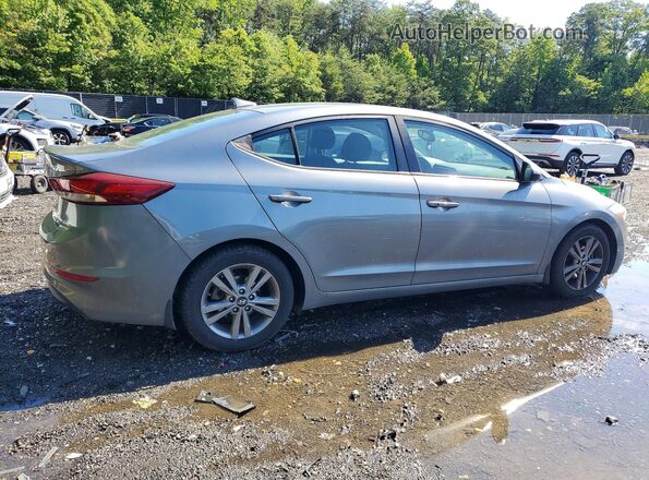 KMHD84LFXJU557313 2018 HYUNDAI ELANTRA Gray უკანა მარჯვენა