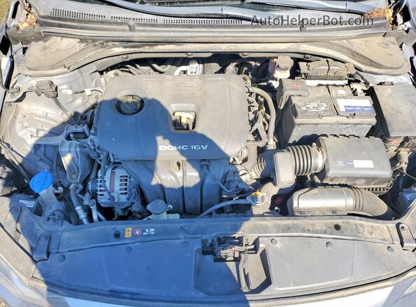 KMHD84LFXJU557313 2018 HYUNDAI ELANTRA Gray უკანა სალონის ხედი