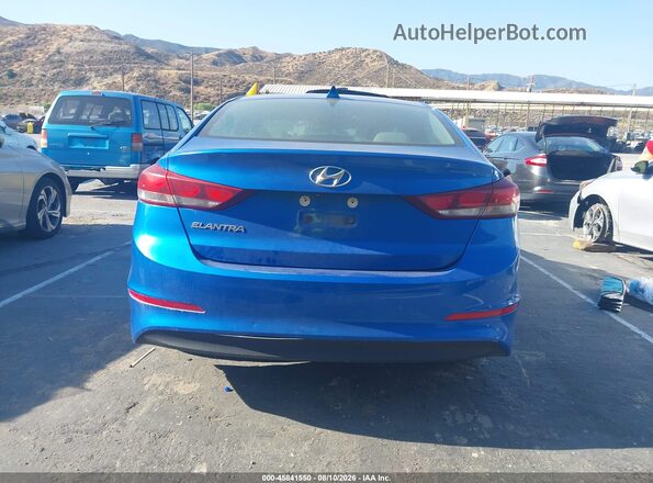 KMHD84LFXJU563516 2018 HYUNDAI ELANTRA Blue 