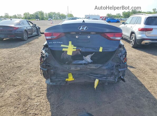 KMHD84LFXJU601987 2018 HYUNDAI ELANTRA Black Widok z tyłu