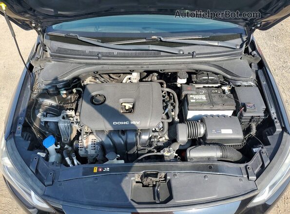 KMHD84LFXJU601987 2018 HYUNDAI ELANTRA Black Widok wnętrza z tyłu