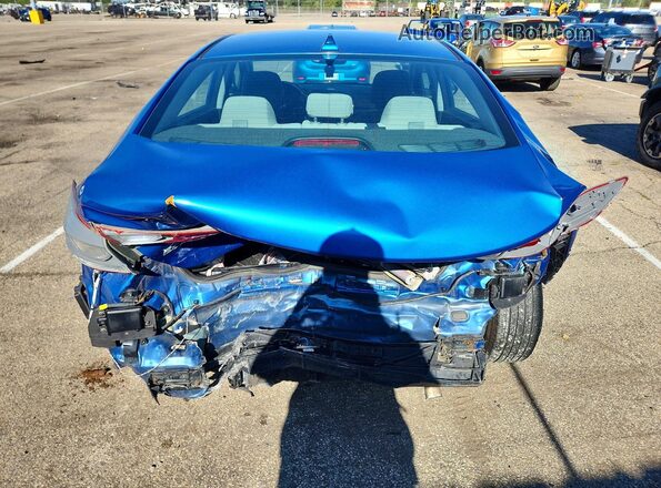 KMHD84LFXJU658318 2018 HYUNDAI ELANTRA Blue უკანა ხედი