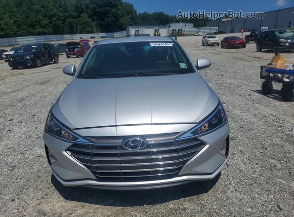 KMHD84LFXKU737392 2019 HYUNDAI ELANTRA Серебряный Вид спереди