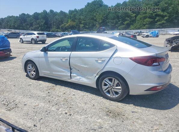KMHD84LFXKU737392 2019 HYUNDAI ELANTRA Серебряный Задняя левая четверть
