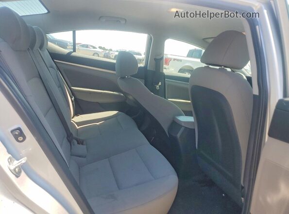 KMHD84LFXKU737392 2019 HYUNDAI ELANTRA Серебряный Вид задних сидений