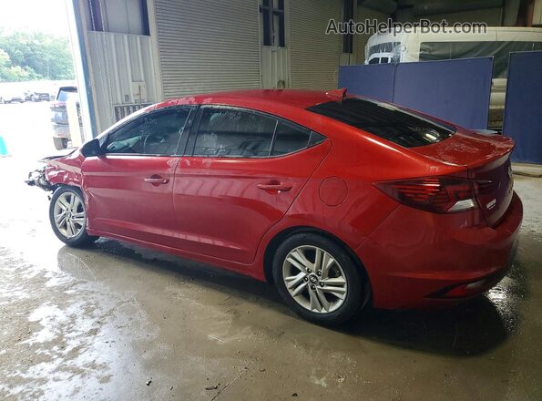 KMHD84LFXKU767993 2019 HYUNDAI ELANTRA Красный Задняя левая четверть