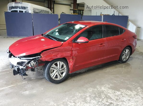 KMHD84LFXKU767993 2019 HYUNDAI ELANTRA Красный 